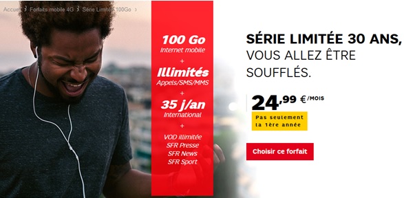 Allez-vous craquer pour la Série Limitée 30 ans de l'opérateur SFR ?