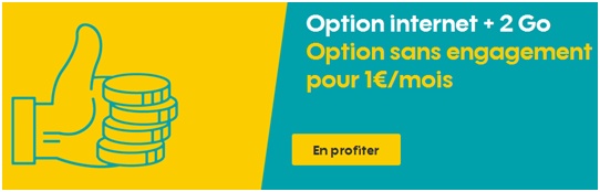 Sosh : Baisse du prix de l’option internet + 2Go à 1€ par mois