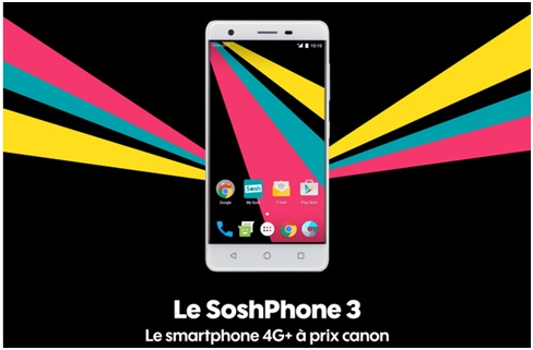NOUVEAU : Découvrez le smartphone 4G+ SoshPhone 3 de Sosh