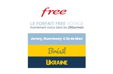 Des nouvelles destinations incluses dans le Forfait Free