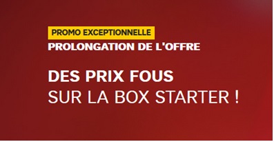 Prolongation de l'offre Box Starter à 4.99 euros chez SFR