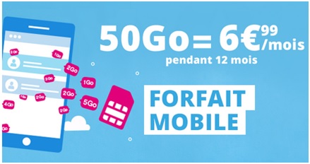 Un forfait Coriolis 50Go à petit prix en vente privée