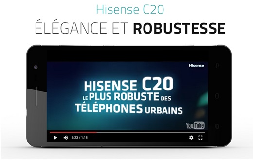 Hisense C20 : Un smartphone ultra-robuste disponible chez Bouygues Telecom