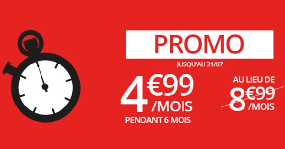Le forfait illimité à 4.99 euros à saisir rapidement chez Auchan Telecom