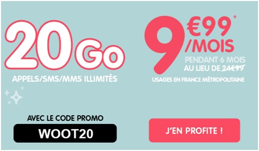 PROLONGATION : La Série Limitée 20Go disponible jusqu'au 3 novembre chez NRJ Mobile 