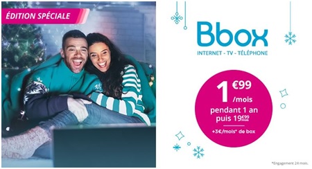 Nouvelle prolongation : La Bbox de Bouygues Telecom à 1.99 euros par mois seulement !