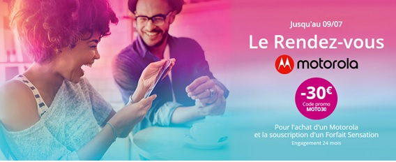 Ne manquez pas le rendez-vous Motorola chez Bouygues Telecom