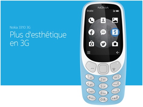 Nokia 3310 : L'icône est de retour en version 3G