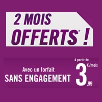 2 mois offerts sur votre forfait Virgin Mobile jusqu'à ce soir !