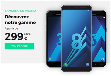 RED by SFR : Bons plans sur les Samsung Galaxy