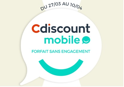 Bon plan du jour : Le Forfait Cdiscount Mobile 5Go à seulement 1 euro par mois