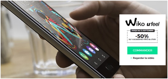 Avec RED by SFR bénéficiez de 50% de réduction sur 4 accessoires Wiko