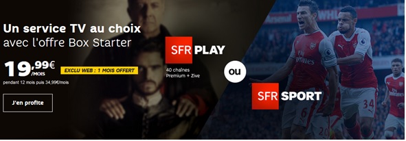 Découvrez la Box Starter de SFR à moins de 20 euros par mois