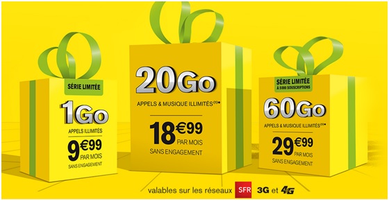 Nouvelles Séries Limitées La Poste Mobile avec jusqu'à 60Go d'internet mobile