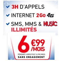 Un forfait  3H + 2Go en 4G et Musique illimitée à seulement 6.99€ chez La Poste Mobile, ça vous tente ?