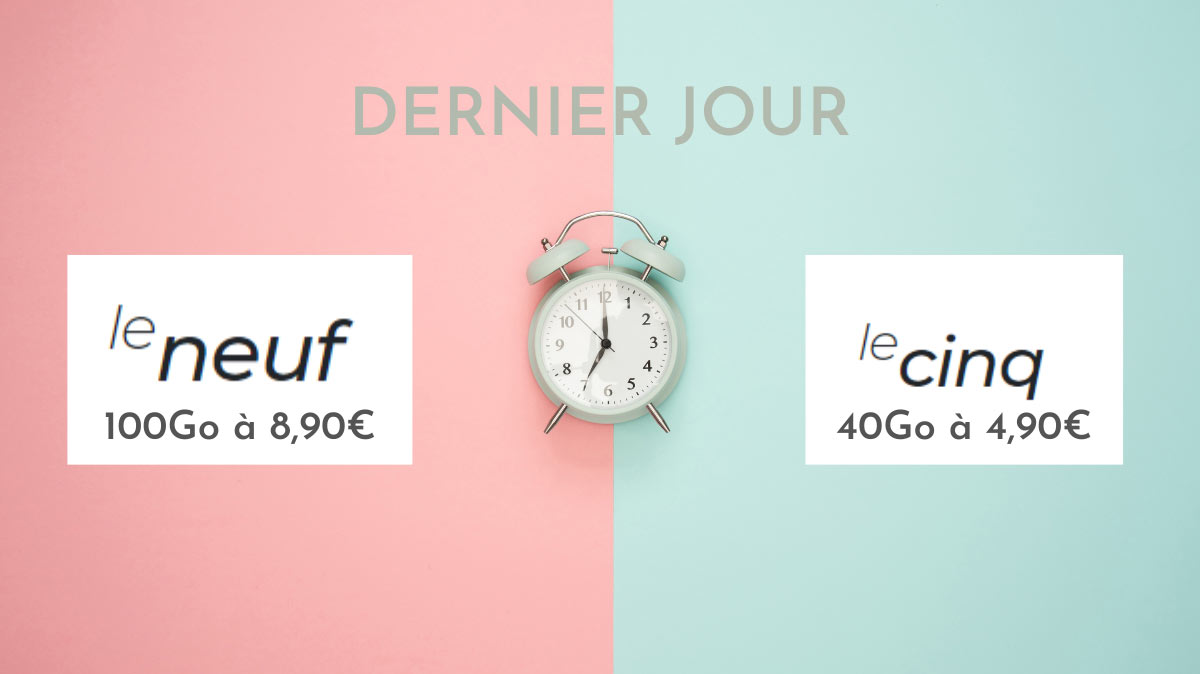 40Go à moins de 5€ à vie ça vous tente ? Vite la promo disparait demain !