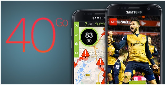 Bon plan SFR : forfait illimité 40Go à 15.99€ par mois pendant 1 an