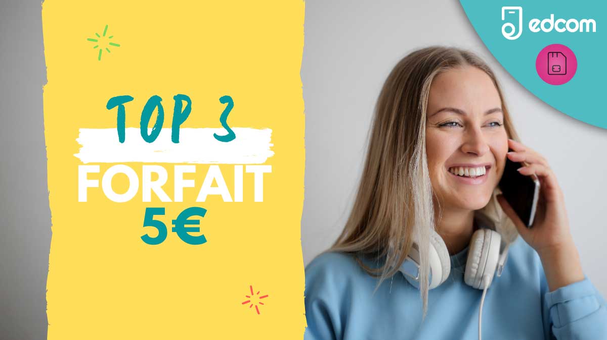 5 gigas pour 5 euros ! Découvrez les forfaits mobiles de RED by SFR, Bouygues Telecom et Syma !