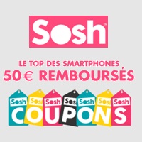 Bon plan Sosh : Jusqu’à 50€ de remise sur une sélection de Smartphones avec un forfait 4G !