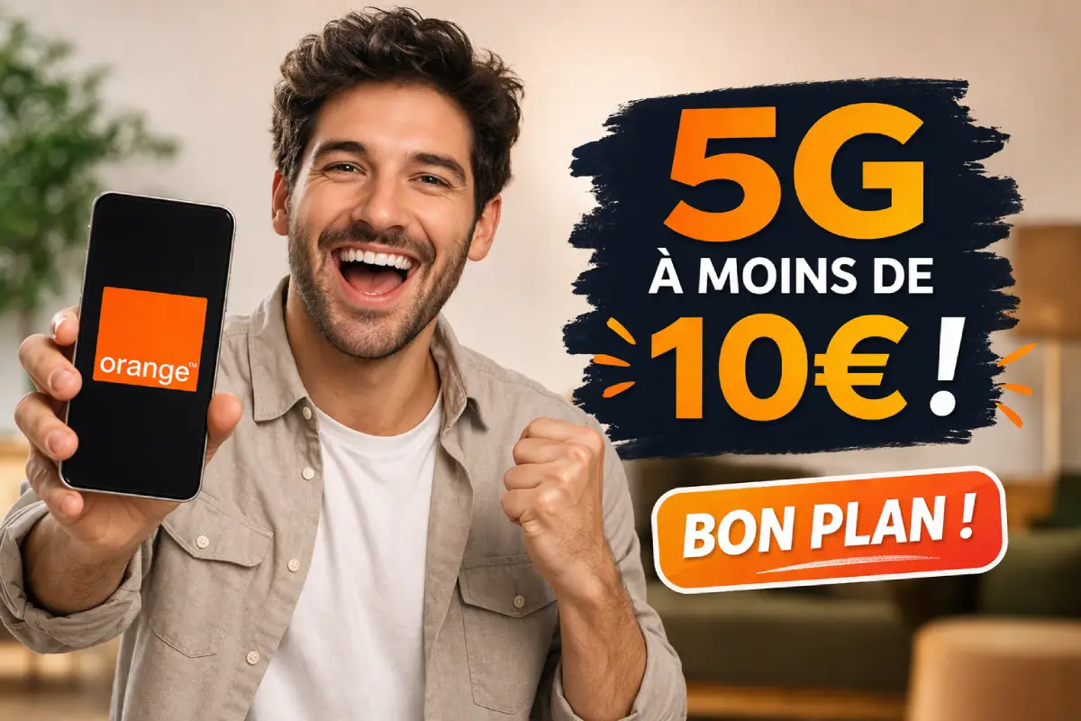 promo forfait 5g reseau orange a moins de 10 euros