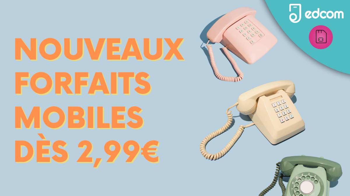 6 nouvelles promos forfait mobile chez NRJ Mobile, Cdiscount Mobile et Auchan Télécom