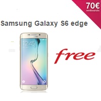 Offre exceptionnelle Free : Le Samsung Galaxy S6 edge à 49€ à la commande jusqu’au 18 Octobre !