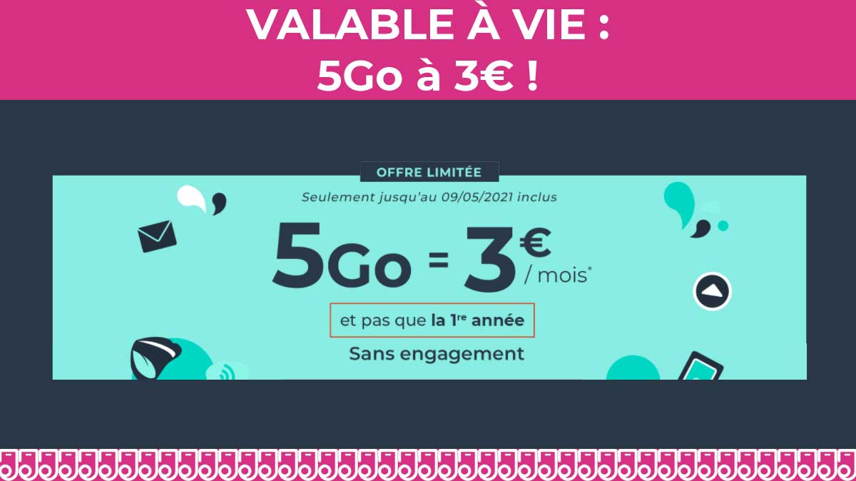 ALERTE BON PLAN : Nouveau forfait valable à vie chez Cdiscount Mobile