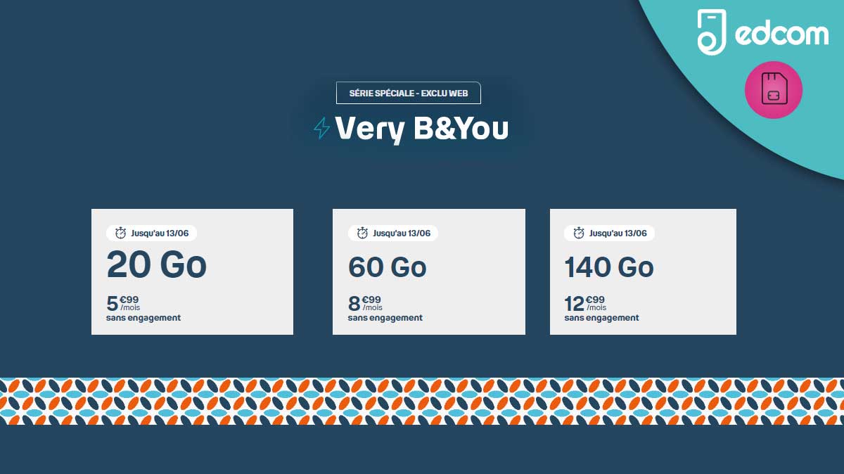 ALERTE PROMO : Bouygues Telecom relance ses forfaits mobiles 