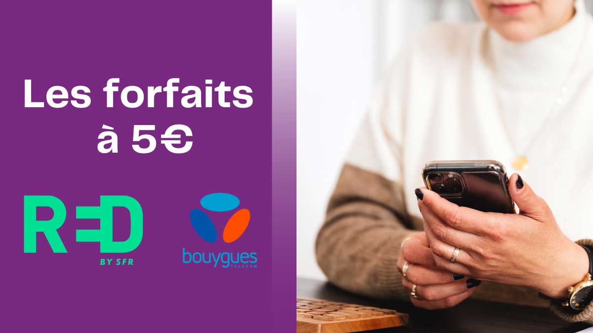 Alerte fin de promo : 2 forfaits mobiles illimités en promo à 5€ par mois vont disparaître dans moins de 24 heures