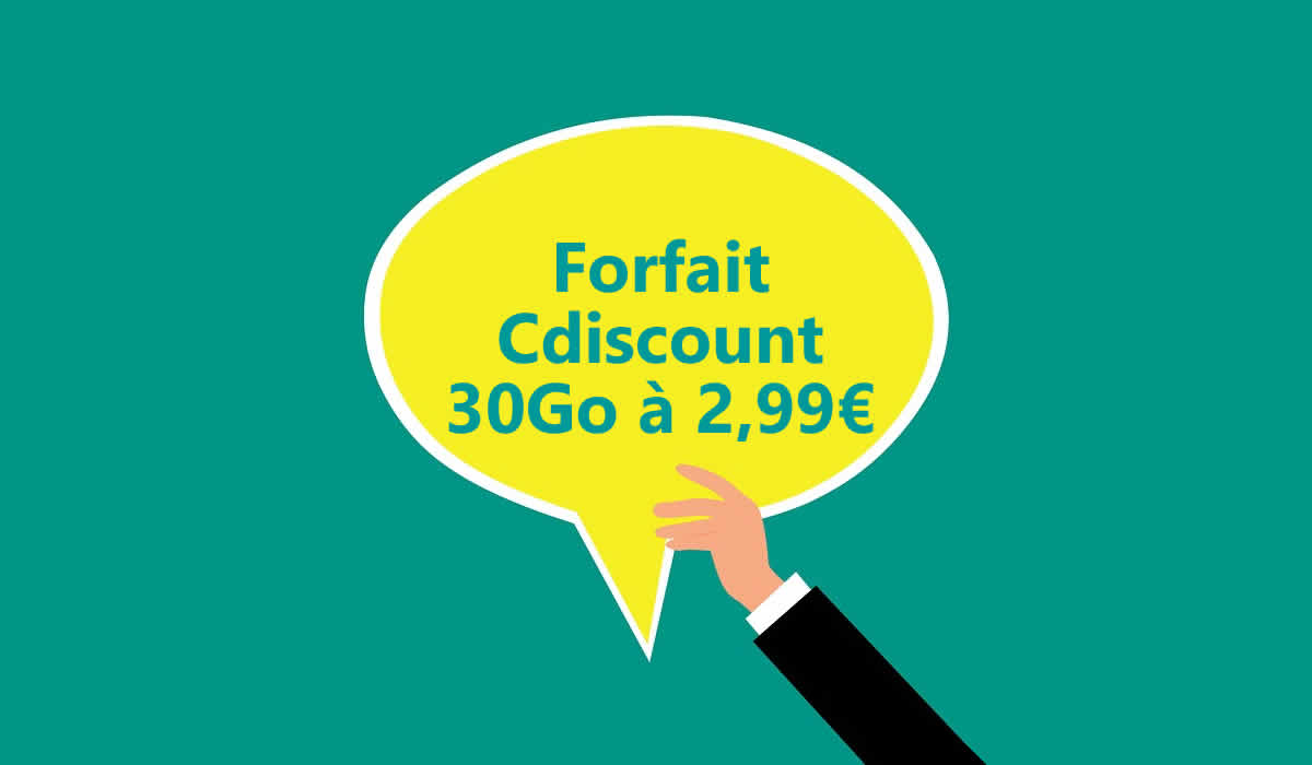 Alerte prix fou ! un forfait 30 Go à moins de 3€ pendant 4 jours