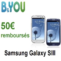 Exclu : Remise de 50€ sur le Samsung Galaxy S3 chez B&You