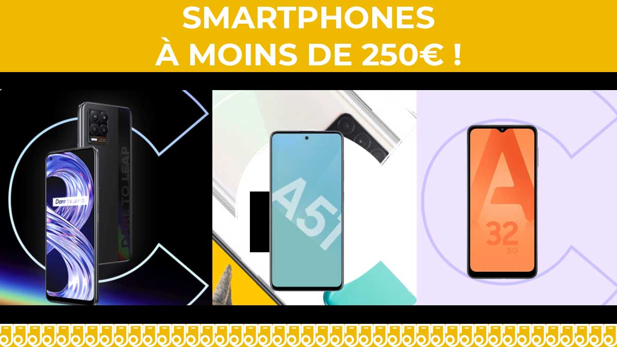 BON PLAN : Trois smartphones avec 128Go de stockage à moins de 250€ !