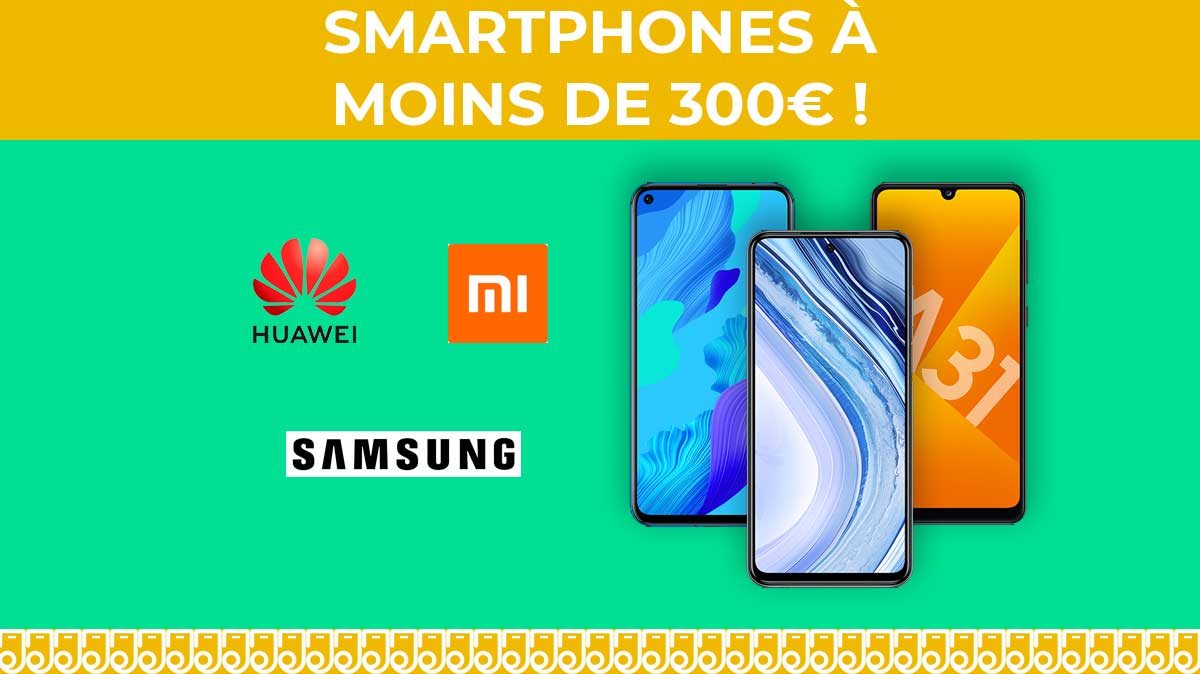 BON PLAN : Trois smartphones à moins de 300€ chez RED by SFR !