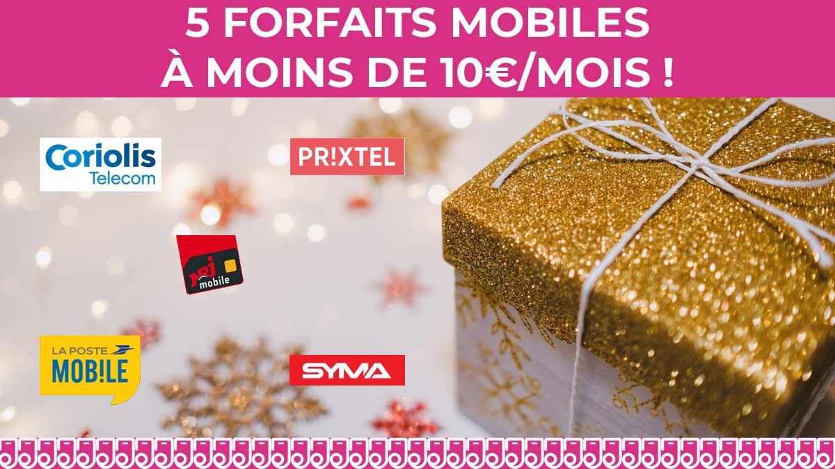 BON PLAN : plusieurs forfaits mobiles sont en promotion à moins de 10 euros !