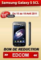 Remise exceptionnelle de 50 euros sur le Samsung Galaxy S SCL