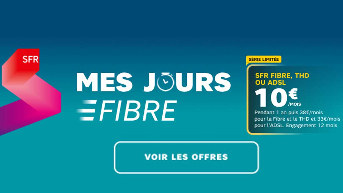 Back to School 2021 : SFR lance son offre BOX Internet à 10€ par mois