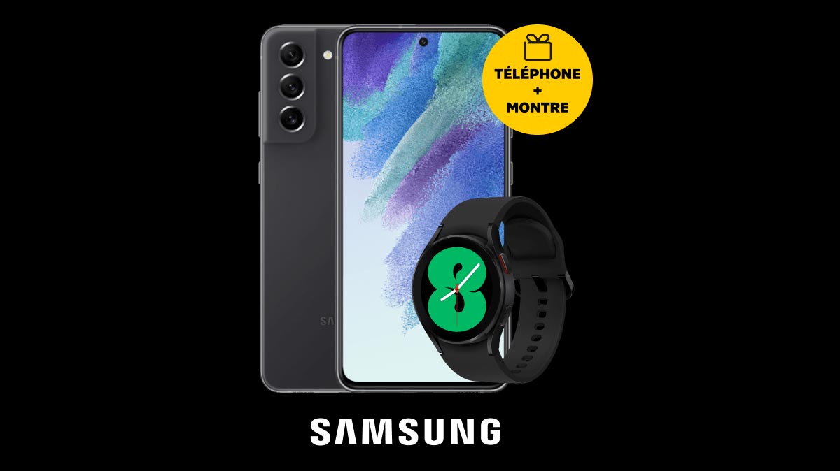 Bon plan French Days : votre Samsung Watch4 avec le Samsung S21 FE 5G pour 1€ chez SFR