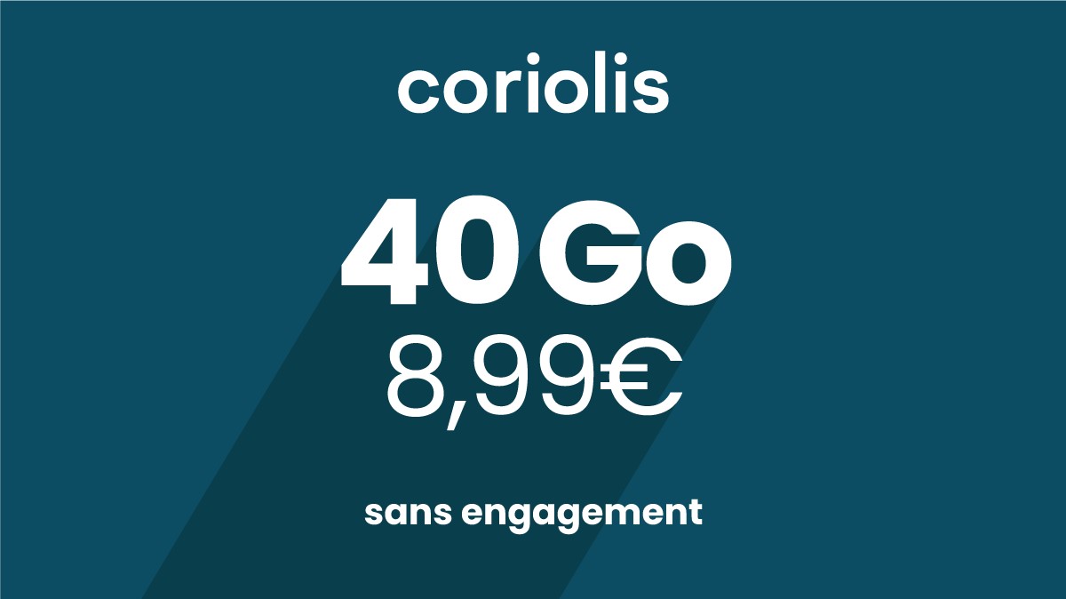 Bon plan : découvrez ce forfait mobile 40 Go à seulement 8,99 € par mois sans engagement !