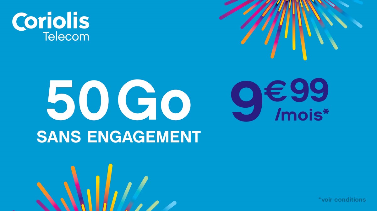 Bon plan : découvrez un forfait 50 Go à seulement 9,99 € par mois sans engagement sur le réseau SFR !
