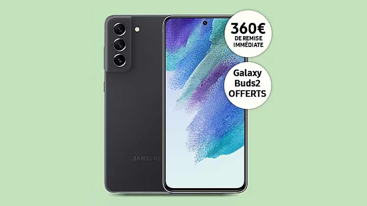 Bon plan de rentrée : Retour de la promo Galaxy S21 FE à moins de 400€ avec Galaxy buds2 offerts directement dans la boutique Samsung