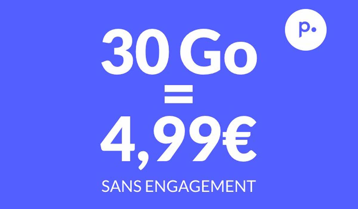 Bon plan estival : votre forfait mobile 30 Go à 4,99€ par mois !