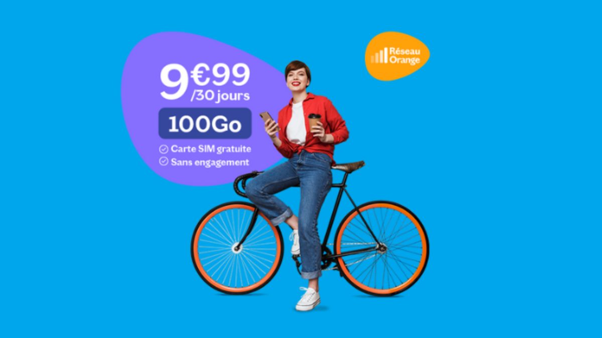 Bonne nouvelle ! Le forfait mobile 100Go à 9.99€ sur le réseau Orange est de retour pour les soldes !