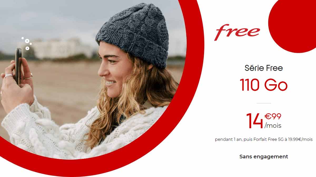 Bonne nouvelle : l'opérateur Free Mobile prolonge sa série limitée 110 Go à prix cassé !
