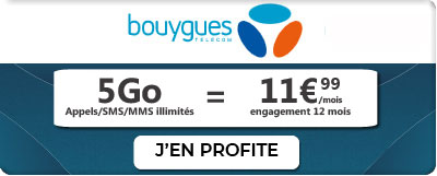 forfait mobile Bouygyes 5 Go