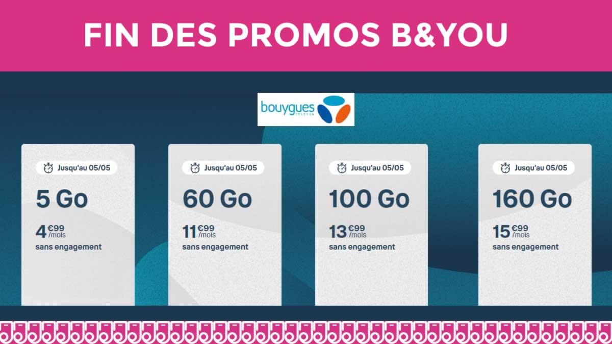 Bouygues vous offre encore une journée pour succomber à ses 4 superbes promos