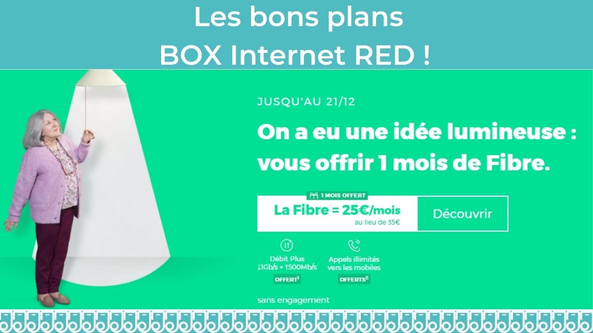 Box Internet : RED by SFR prolonge sa promo !