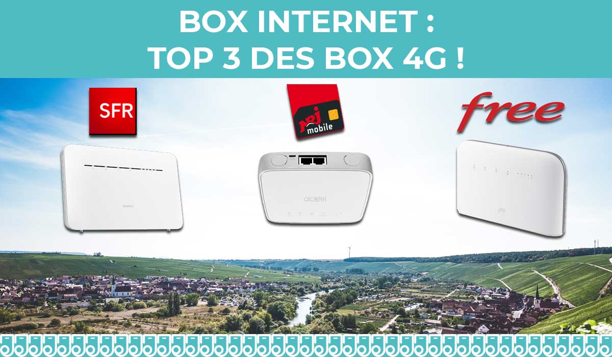 Box internet 4G : les trois bons plans du moment avec NRJ, SFR et Free !