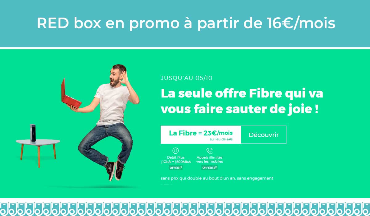 Box internet pas cher, encore des promos RED by SFR
