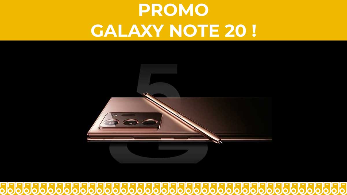 CHUTE DE PRIX : Le Galaxy Note 20 est en promo à 699€ chez Boulanger !