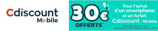 30? Cdiscount